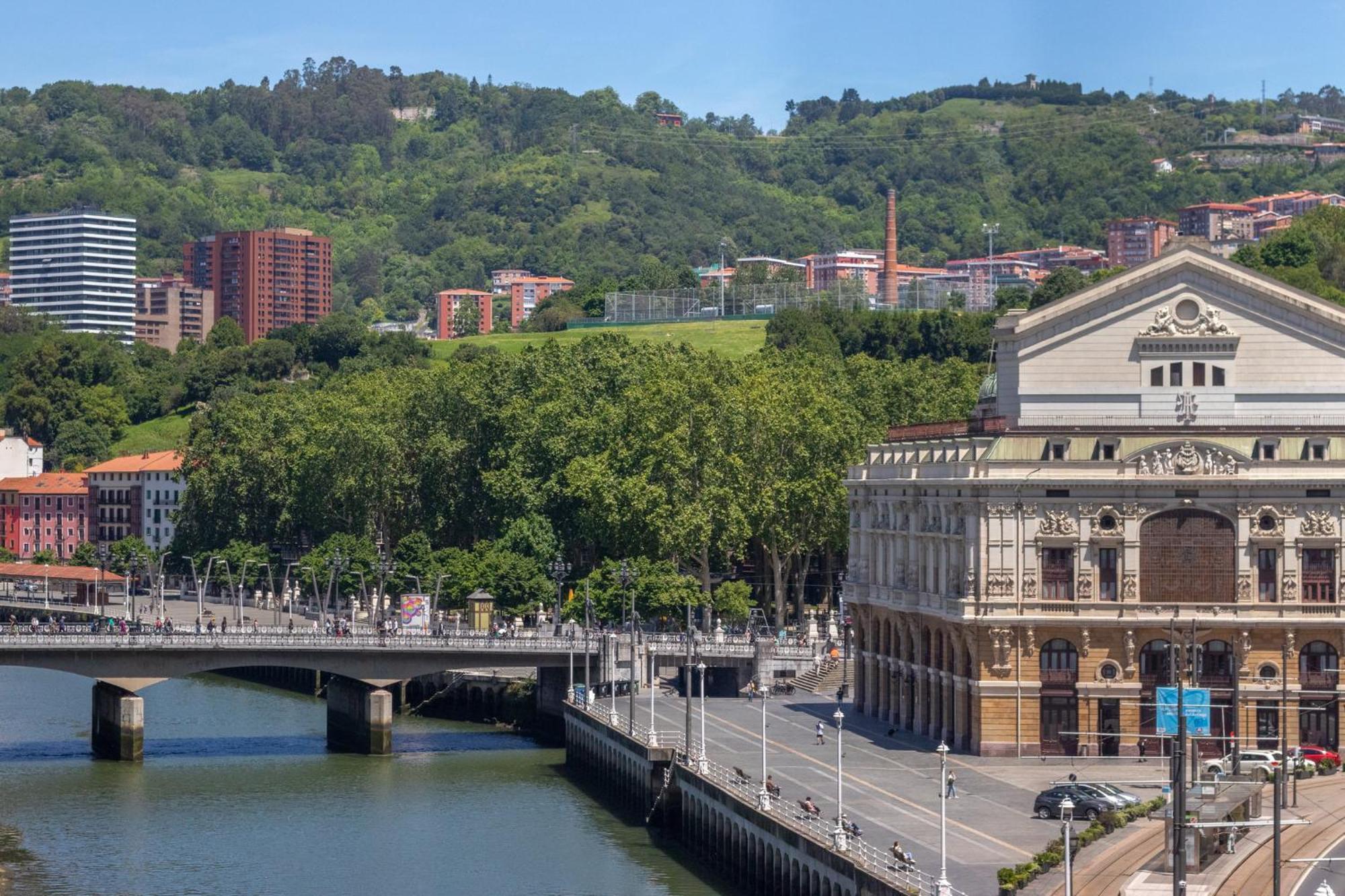 Apartamento Con Vistas A La Ria Bilbao Exterior foto